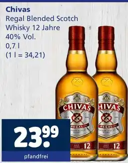 Getränkewelt Chivas regal blended scotch whisky 12 jahre Angebot