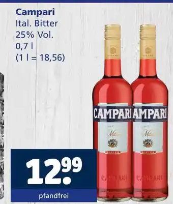 Getränkewelt Campari ital. bitter Angebot