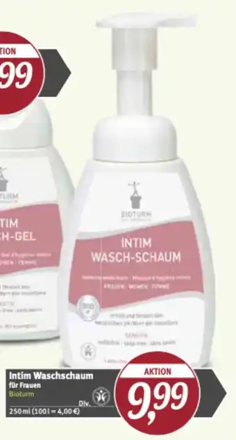 Pro Biomarkt Intim Waschschaum 250ml Angebot