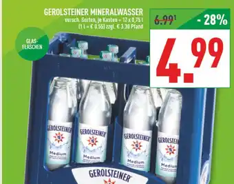 Marktkauf Gerolsteiner mineralwasser Angebot