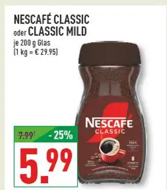 Marktkauf Nescafé nescafé classic oder classic mild Angebot