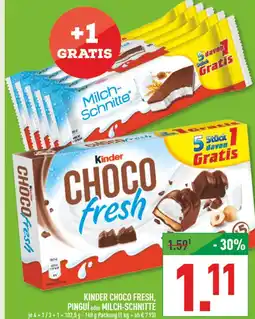 Marktkauf Kinder choco fresh, pinguí oder milch-schnitte Angebot