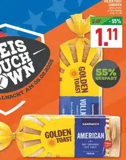 Marktkauf Golden toast sandwich Angebot