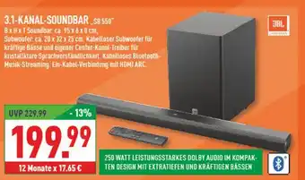 Marktkauf Jbl 3.1-kanal-soundbar „sb 550“ Angebot