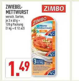 Marktkauf Zimbo zwiebel-mettwurst Angebot