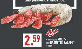 Marktkauf Aoste französische ring oder baguette-salami Angebot