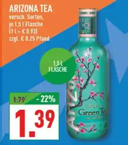 Marktkauf Arizona tea green tea with honey Angebot