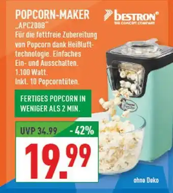 Marktkauf Bestron popcorn-maker Angebot