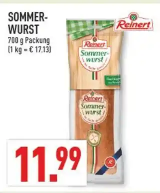 Marktkauf Reinert sommerwurst Angebot