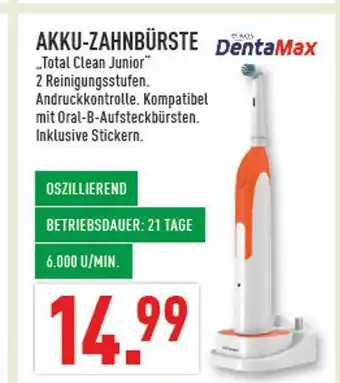 Marktkauf Dentamax akku-zahnbürste Angebot