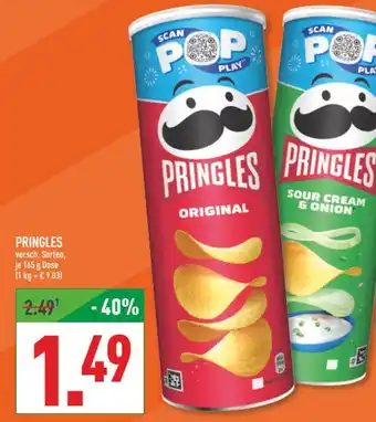 Marktkauf Pringles original oder sour cream & onion Angebot