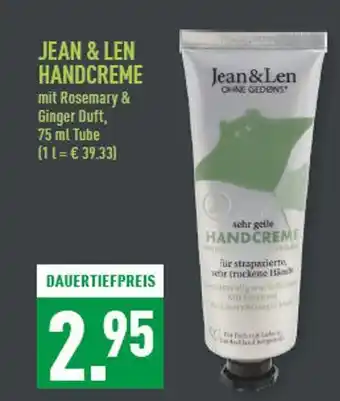 Marktkauf Jean & len handcreme Angebot