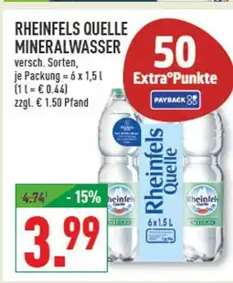 Marktkauf Rheinfels quelle mineralwasser Angebot