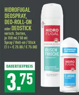 Marktkauf Hidrofugal deospray, deo-roll-on oder deostick Angebot