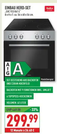 Marktkauf Amica einbau herd-set Angebot