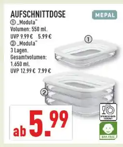 Marktkauf Mepal aufschnittdose Angebot