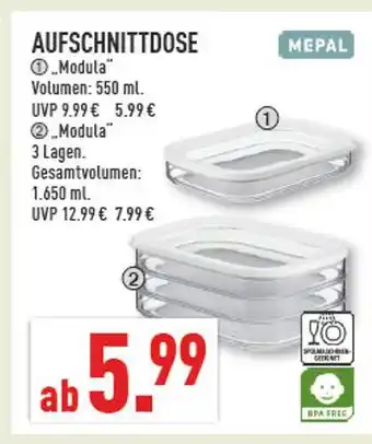 Marktkauf Mepal aufschnittdose Angebot