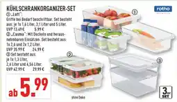 Marktkauf Rotho kühlschrankorganizer-set Angebot