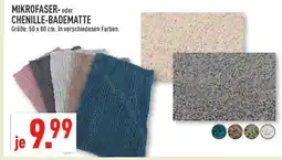 Marktkauf Mikrofaser oder chenille-badematte Angebot