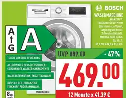 Marktkauf Bosch waschmaschine Angebot