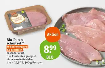 tegut Bio-putenschnitzel Angebot