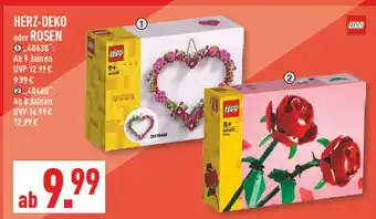 Marktkauf Lego herz-deko oder rosen Angebot