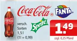 Getränke Oase Coca-cola coca-cola, fanta, sprite Angebot