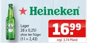 Getränke Oase Heineken lager Angebot