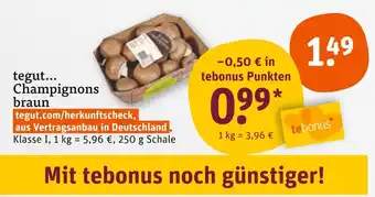 tegut Tegut... champignons braun Angebot