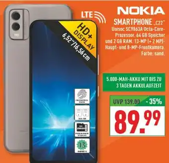 Marktkauf Nokia smartphone „c22“ Angebot