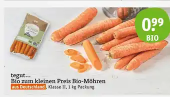 tegut Tegut... bio zum kleinen preis bio-möhren Angebot