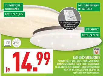 Marktkauf Star q led-deckenleuchte Angebot