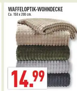 Marktkauf Waffeloptik-wohndecke Angebot