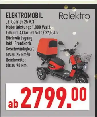 Marktkauf Rolektro „e-carrier 25 v.3” Angebot