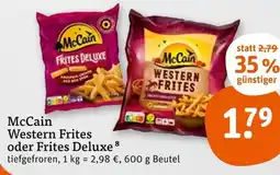 tegut Mccain western frites oder frites deluxe Angebot