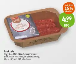 tegut Biokreis tegut... bio-rindsbratwurst Angebot