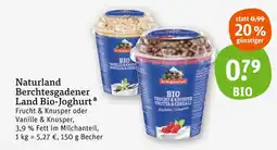 tegut Berchtesgadener land naturland bio-joghurt Angebot