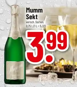 trinkgut Mumm sekt Angebot