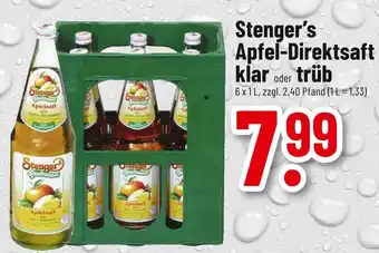 trinkgut Stenger's apfel-direktsaft klar oder trüb Angebot