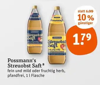 tegut Possmann streuobst saft Angebot