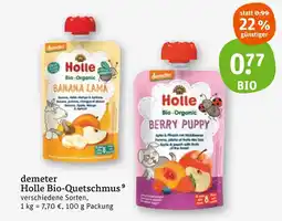 tegut Demeter holle bio-quetschmus Angebot