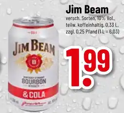 trinkgut Jim beam bourbon & cola Angebot