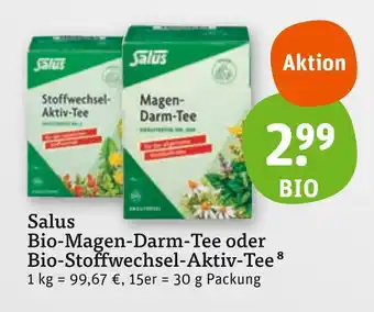 tegut Salus bio-magen-darm-tee oder bio-stoffwechsel-aktiv-tee Angebot