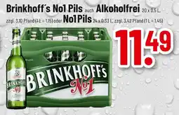 trinkgut Brinkhoff's no1 pils auch alkoholfrei Angebot