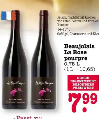 E-Center La rose pourpre beaujolais Angebot