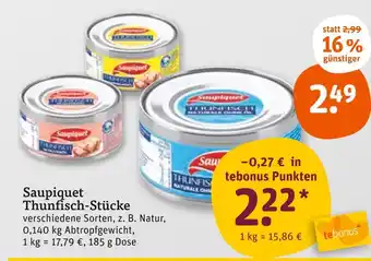 tegut Saupiquet thunfisch-stücke Angebot