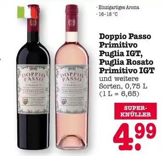 E-Center Doppio passo primitivo puglia igt oder puglia rosato primitivo igt Angebot