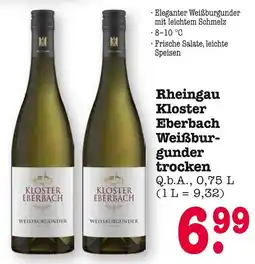 E-Center Kloster eberbach rheingau kloster eberbach weißburgunder trocken Angebot