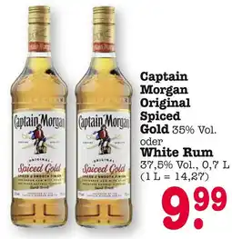 E-Center Captain morgan original spiced gold oder white rum Angebot