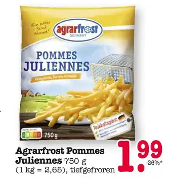 E-Center Agrarfrost pommes juliennes Angebot